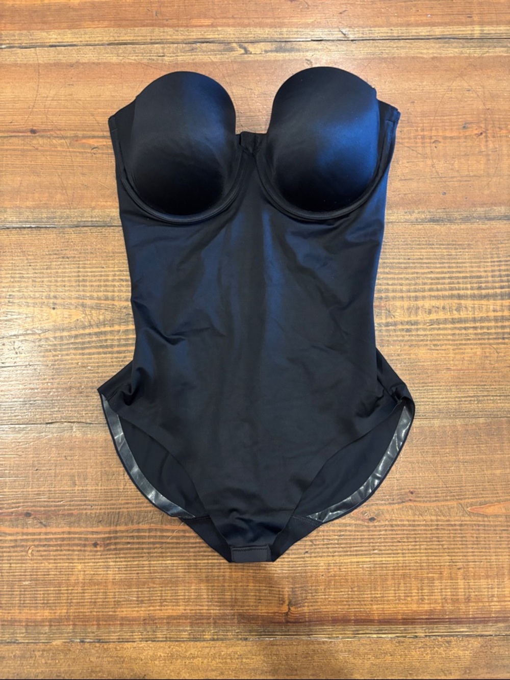 SPANX Black Underwire Shaping Bodysuit - Picture 4 of 6
